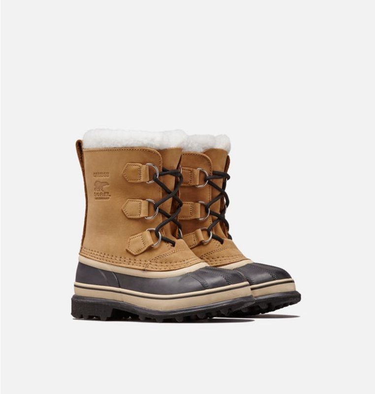 Sorel Çocuk Youth Caribou™ - Kar Botu Kahverengi/Siyah - 172-CKIMNL